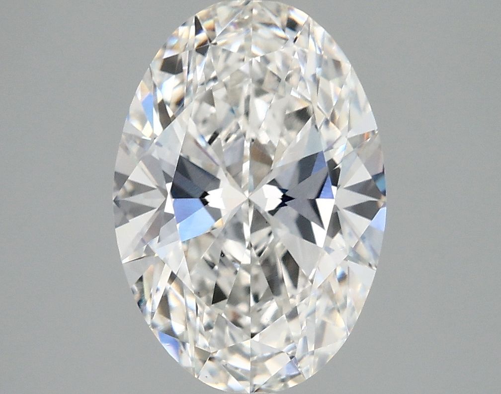 2.10 ct. oval Lab Grown Diamond front image