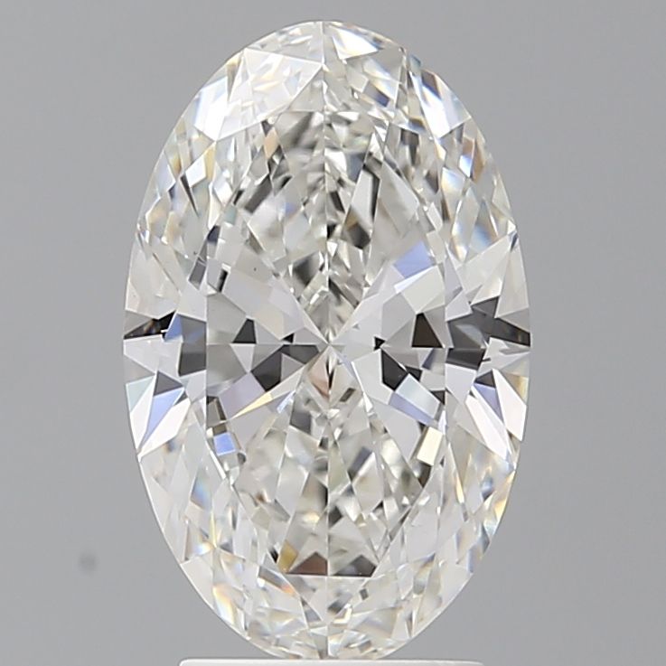 3.02 ct. oval Lab Grown Diamond front image