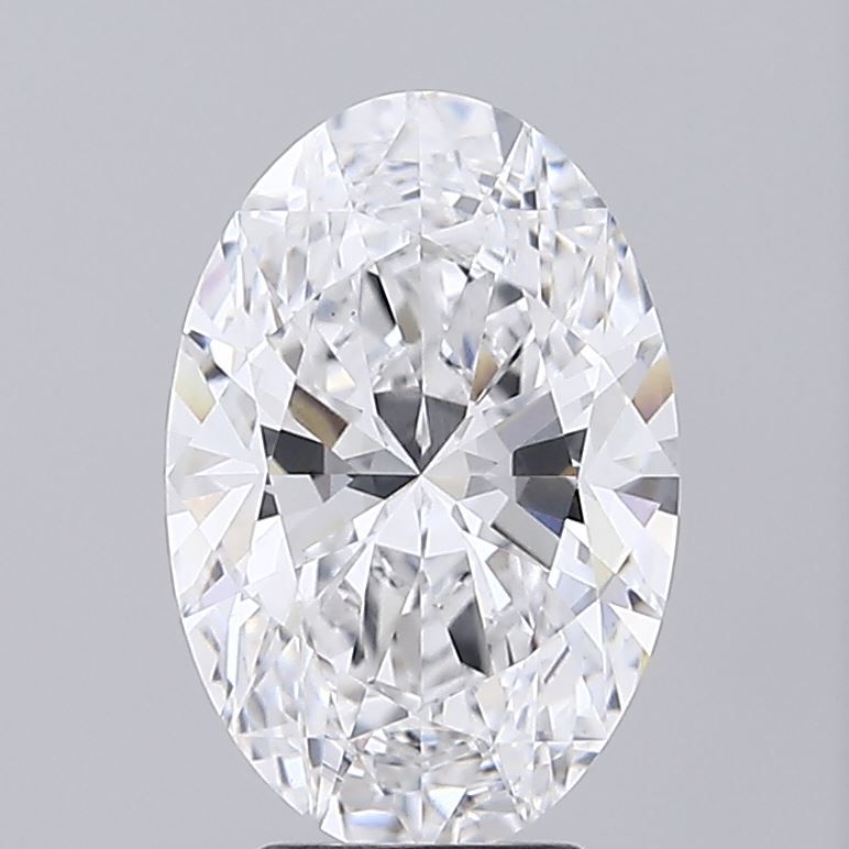 4.09 ct. oval Lab Grown Diamond front image