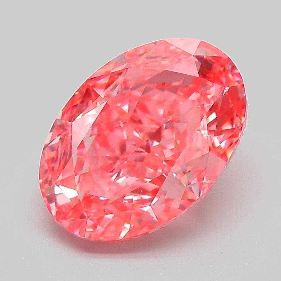 3.22 ct. oval Lab Grown Diamond front image