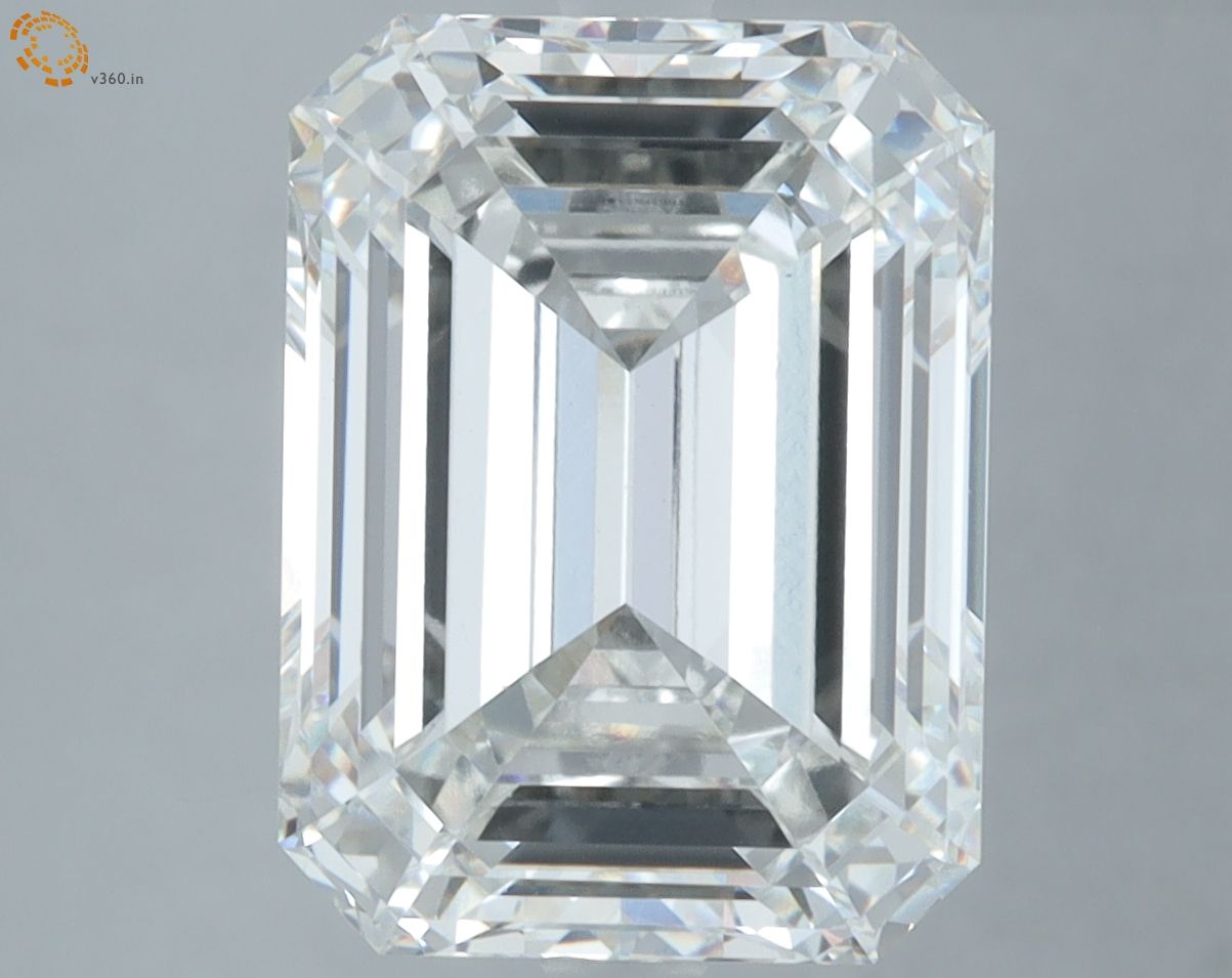 7.16 ct. emerald Lab Grown Diamond front image