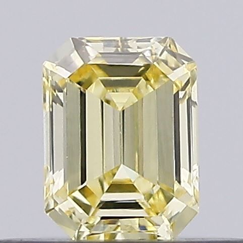 0.21ct Emerald YELLOW VVS2