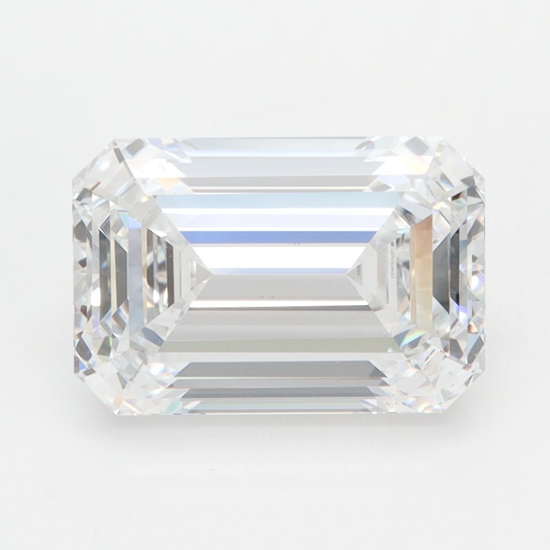 Diament LG szmaragdowy, 4.27 ct, D, IF