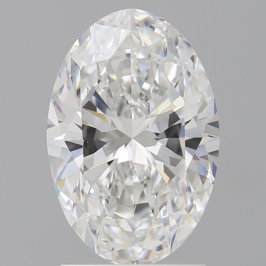 2.08 ct. oval Lab Grown Diamond front image