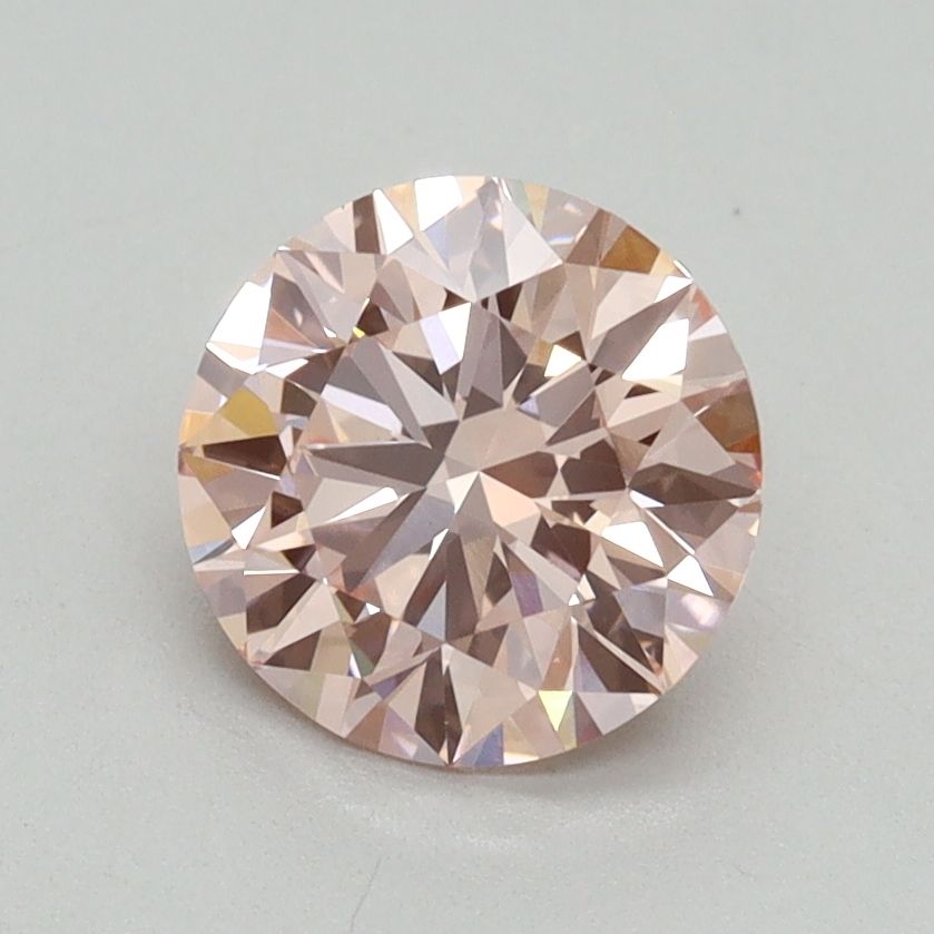 ROUND 1.33ct Fancy Intense Pink VVS2 ID EX EX STG