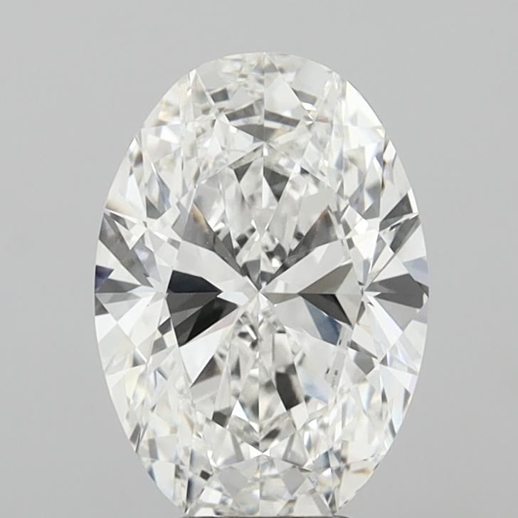 5.09 ct. oval Lab Grown Diamond front image