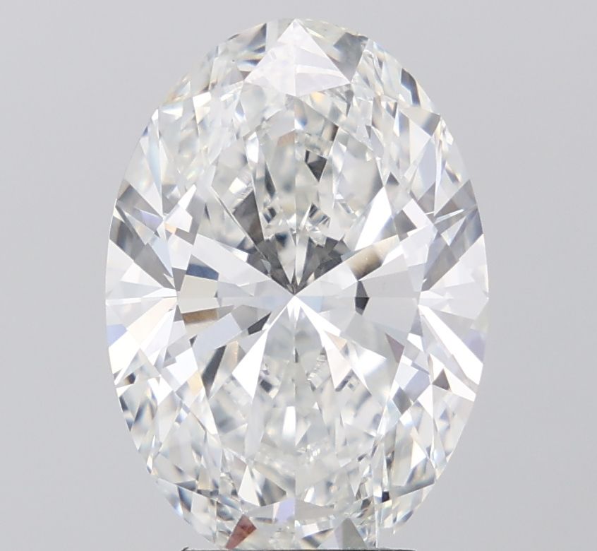 5.74 ct. oval Lab Grown Diamond front image