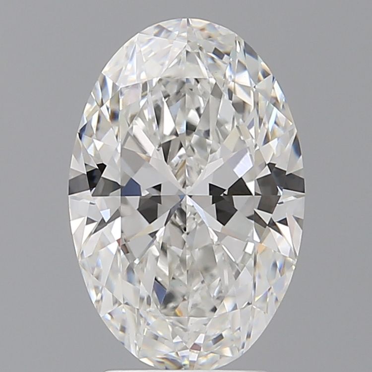 3.52 ct. oval Lab Grown Diamond front image