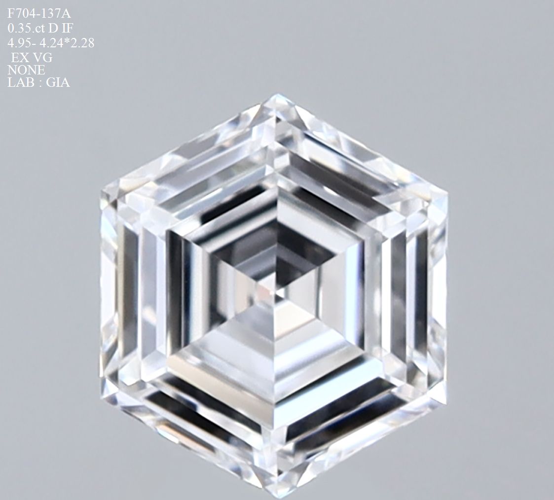 0.35 ct Hexagonal Diamond
