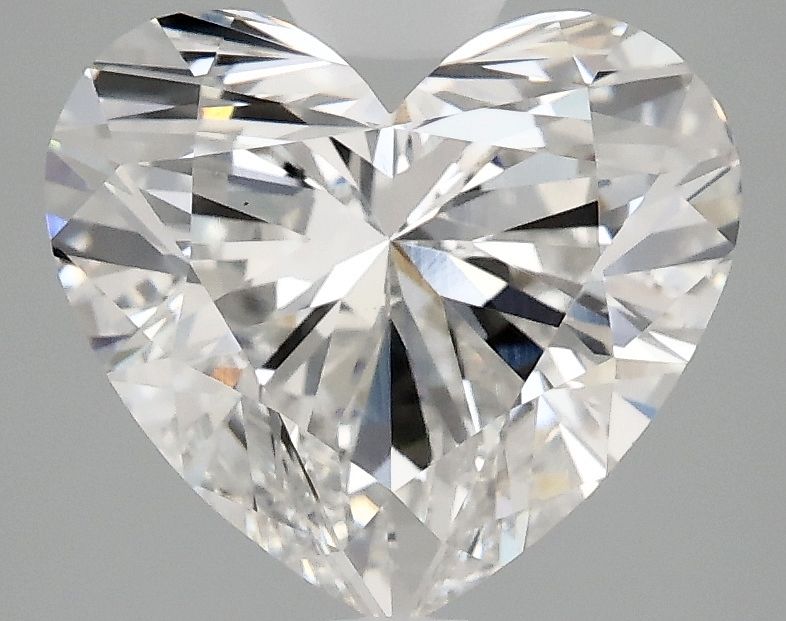 3.08 carat f VVS2 EX Cut IGI heart diamond