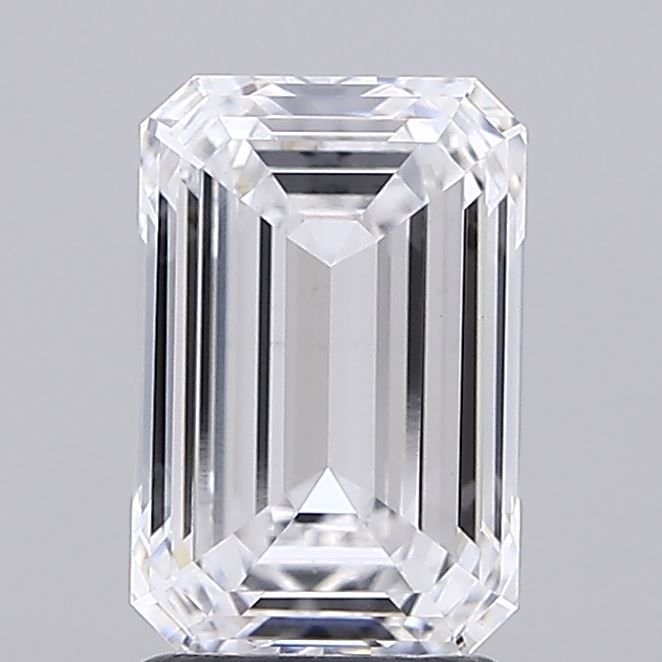 Diament LG szmaragdowy, 2.5 ct, E, VS1