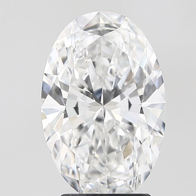 2.82 ct. oval Lab Grown Diamond front image