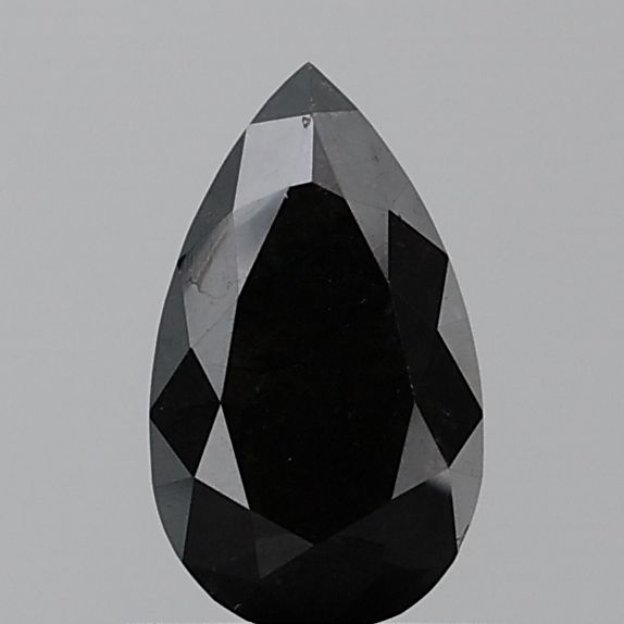 1.88 Carat Pear Diamond Black VVS2