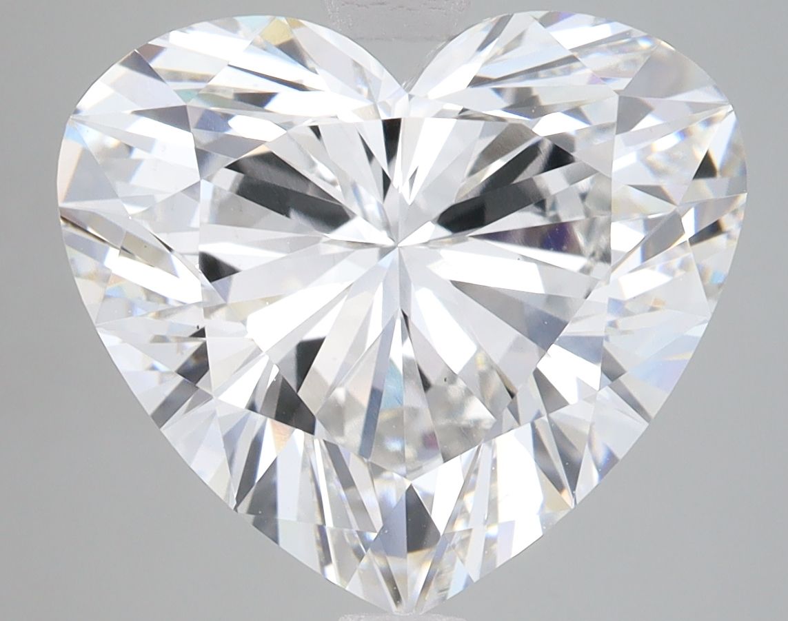 7.36 ct. heart Lab Grown Diamond front image