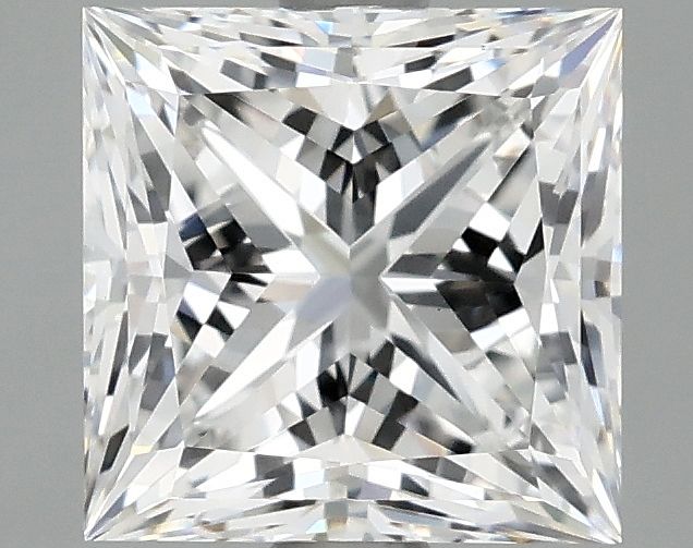 2.10 ct. princess Lab Grown Diamond front image