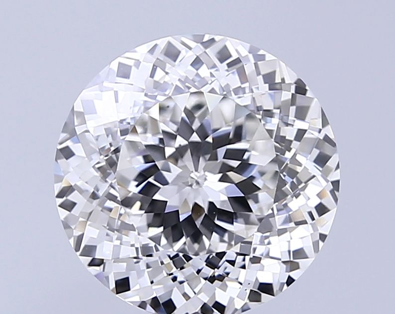 4.38 ct. round Lab Grown Diamond front image
