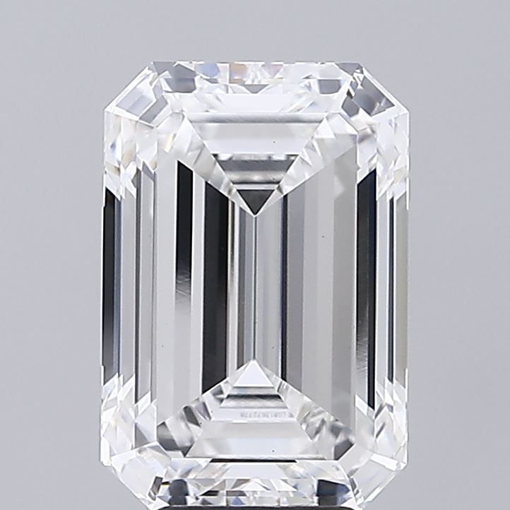 6.15 ct. emerald Lab Grown Diamond front image