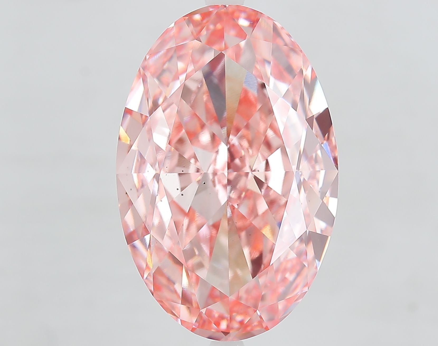 15.40 ct. oval Lab Grown Diamond front image