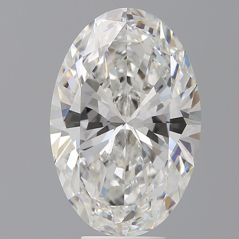 7.09 ct. oval Lab Grown Diamond front image