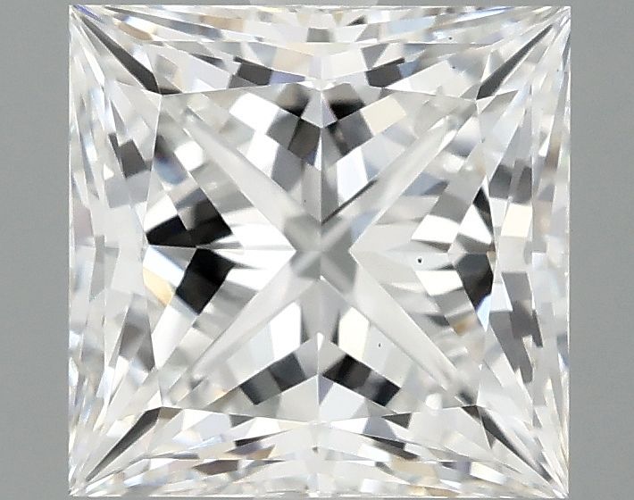 2.10 ct. princess Lab Grown Diamond front image