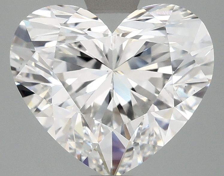 3.06 carat e VS1 EX Cut IGI heart diamond