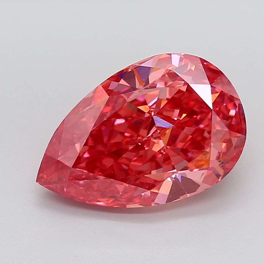 7.39 ct. pear Lab Grown Diamond front image