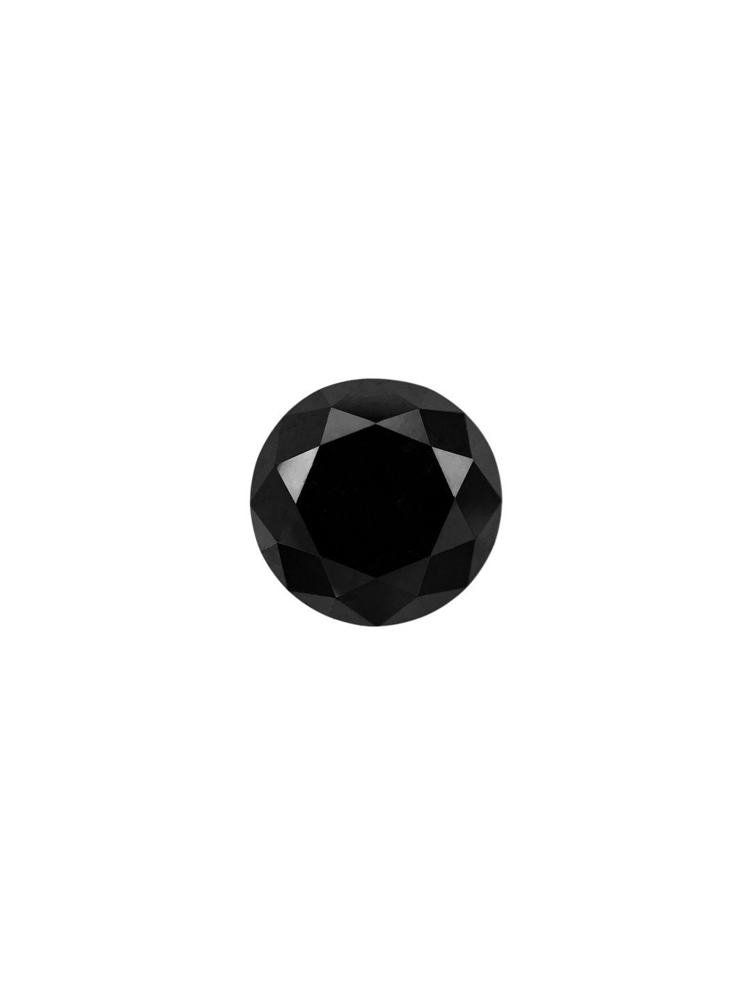 0.42 Carat Round Diamond Fancy Black VVS2