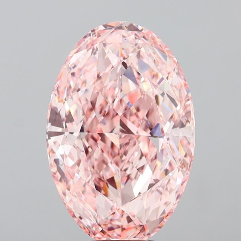 6.64 ct. oval Lab Grown Diamond front image