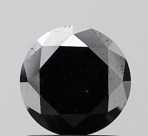 1.81 Carat Round Diamond Black VS2