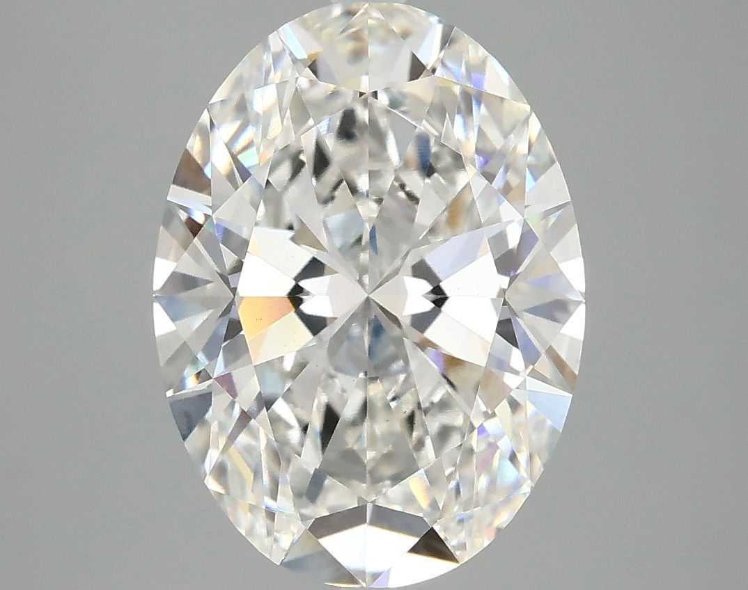 3.87 ct. oval Lab Grown Diamond front image