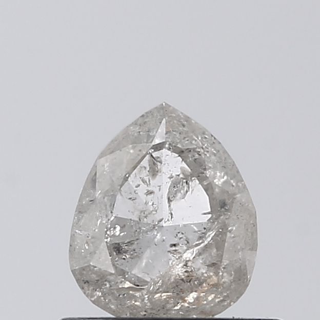 0.67 Carat Pear Diamond Salt and Pepper VVS2