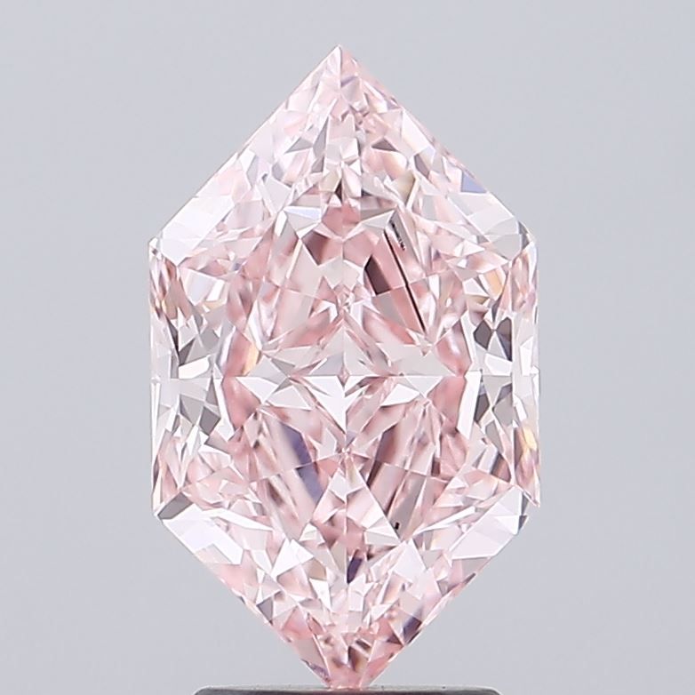 2.82 ct lab-grown Hexagonal Diamond