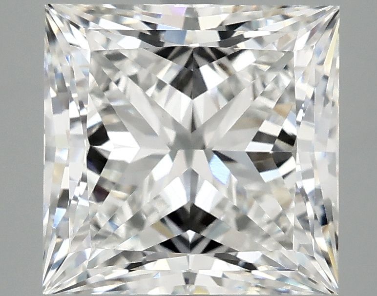 4.18 ct. princess Lab Grown Diamond front image
