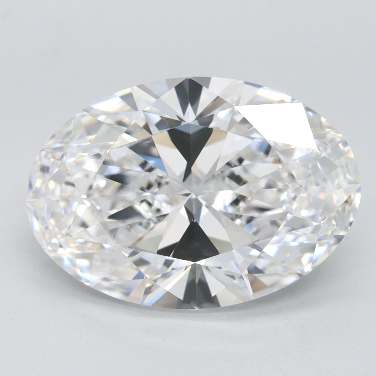 4.35 ct. oval Lab Grown Diamond front image