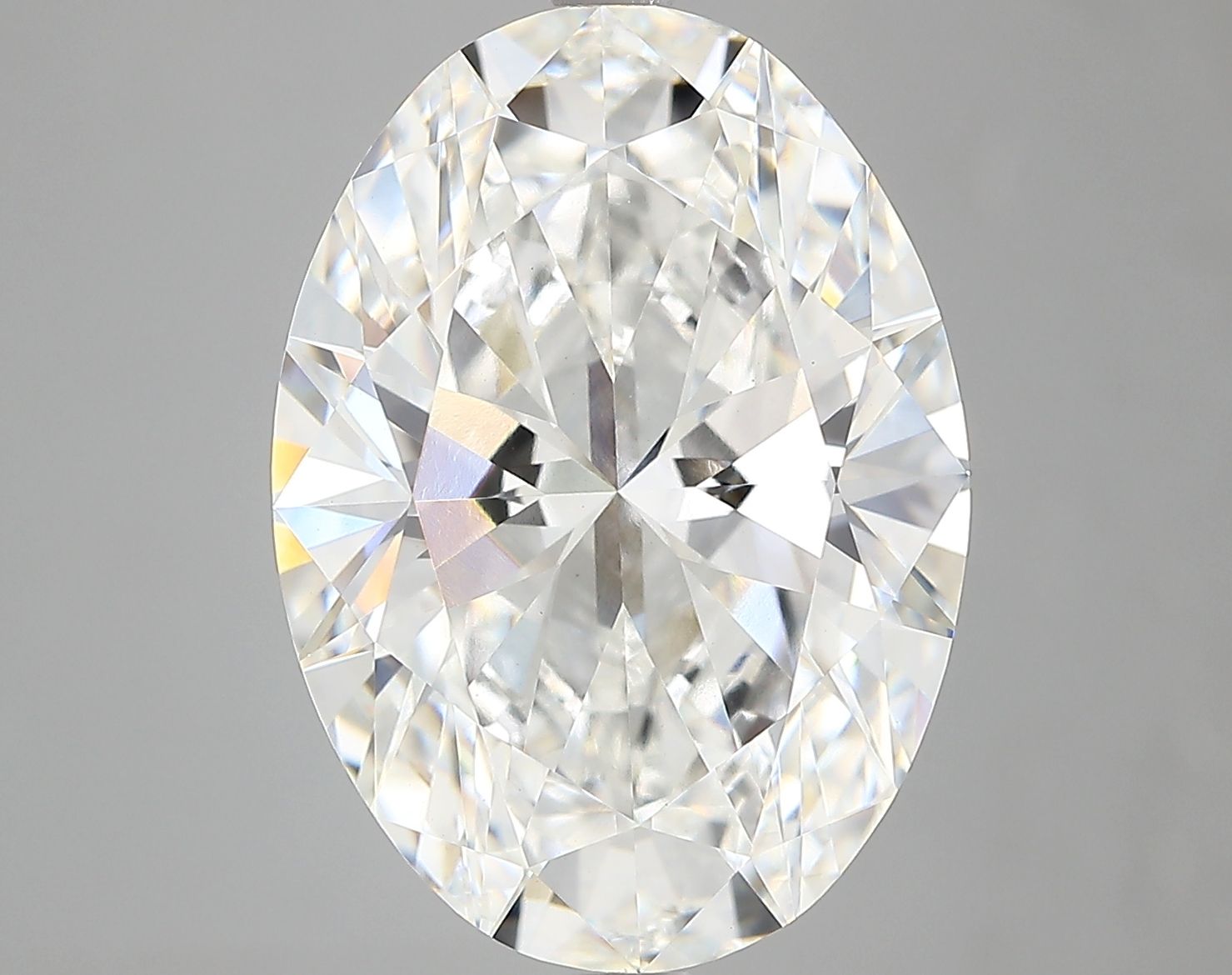 7.04 ct. oval Lab Grown Diamond front image