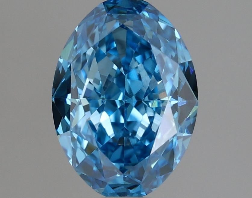 1.43 ct. oval Lab Grown Diamond front image