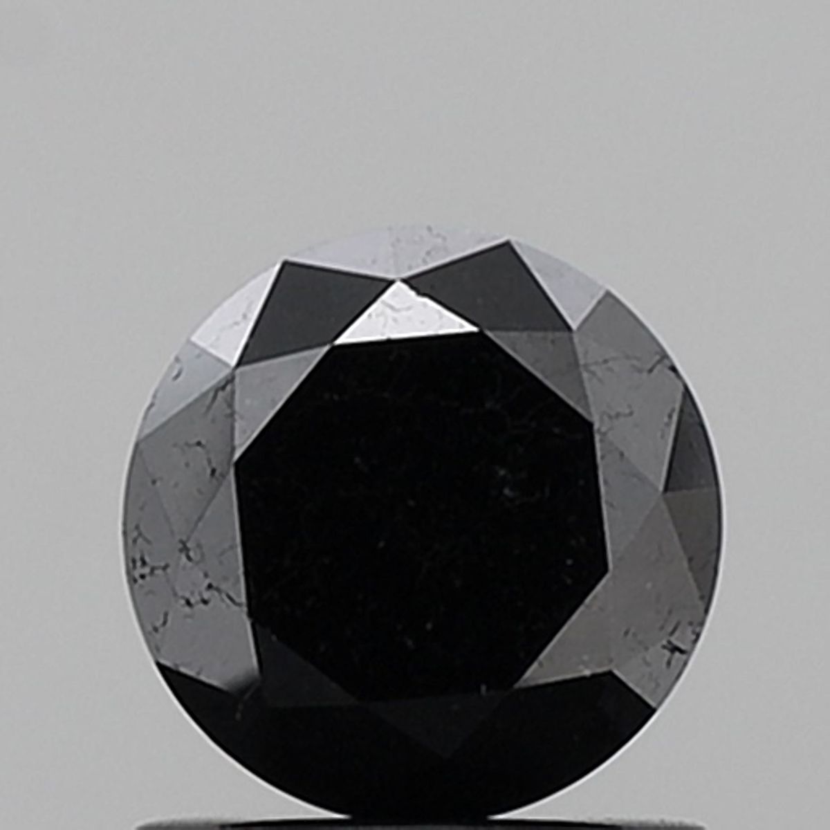 1.2 Carat Round Diamond Fancy Black VVS2