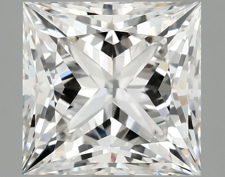 3.86 ct. princess Lab Grown Diamond front image