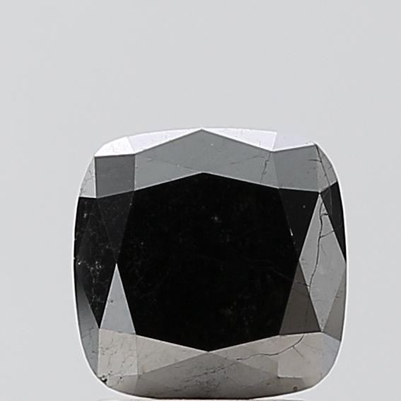 1.92 Carat Cushion brilliant Diamond Fancy Black VS2