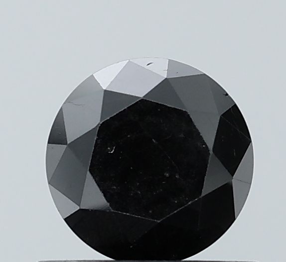 0.92 Carat Round Diamond Black VVS2