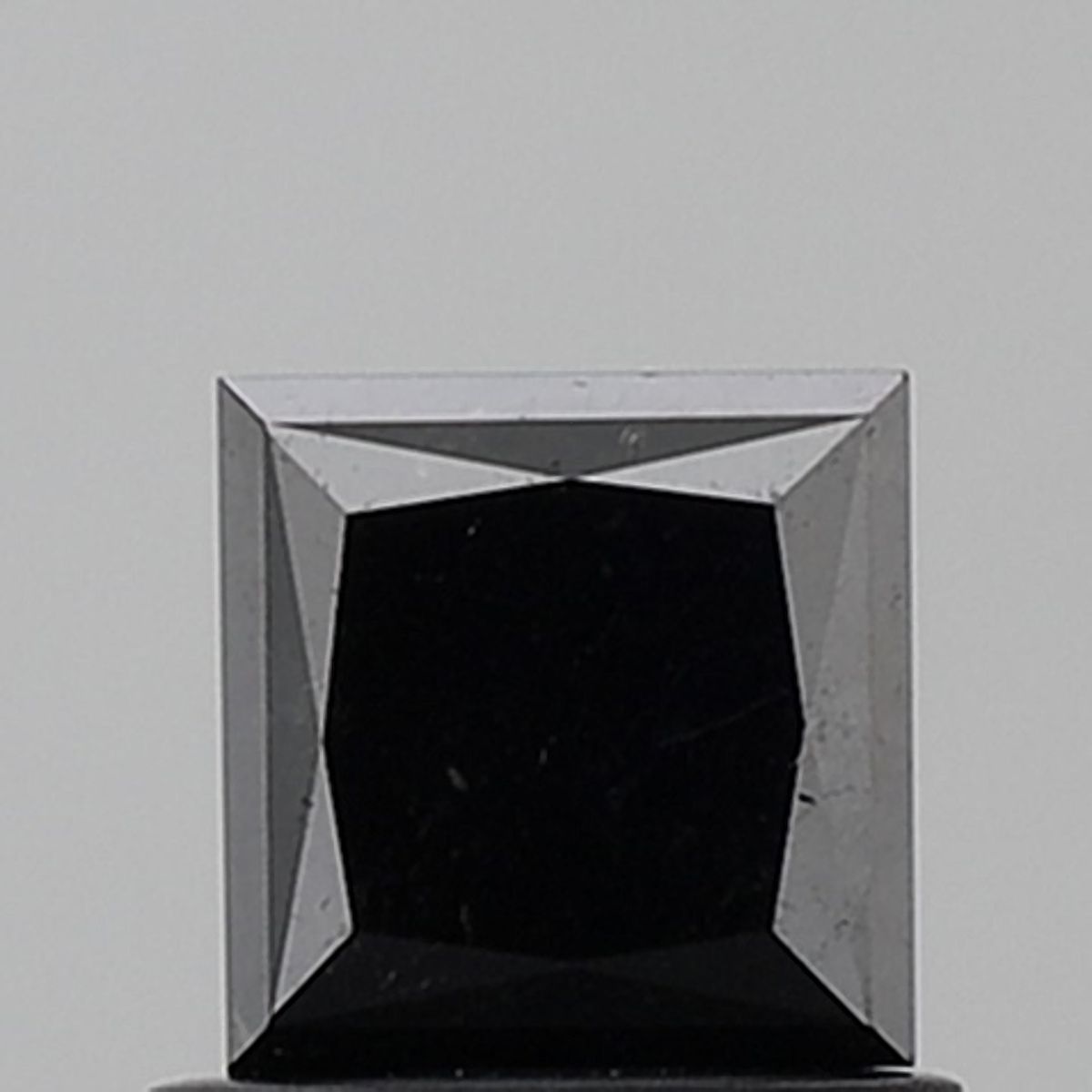 0.79 Carat Princess Diamond Black VVS2