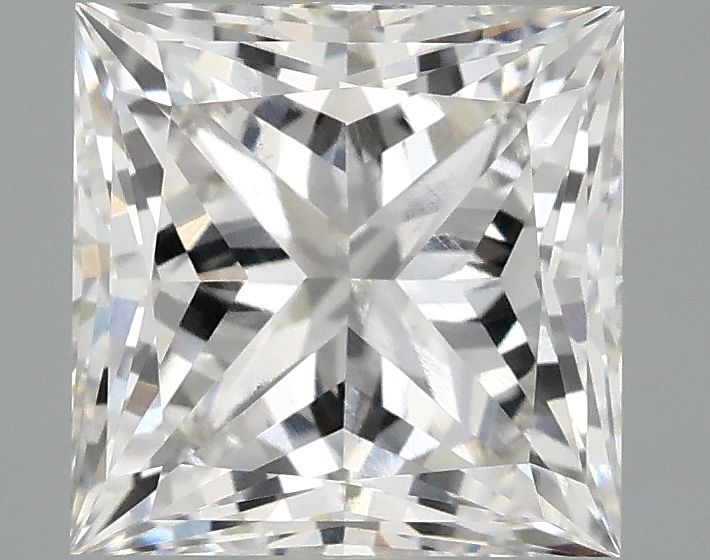 2.10 ct. princess Lab Grown Diamond front image