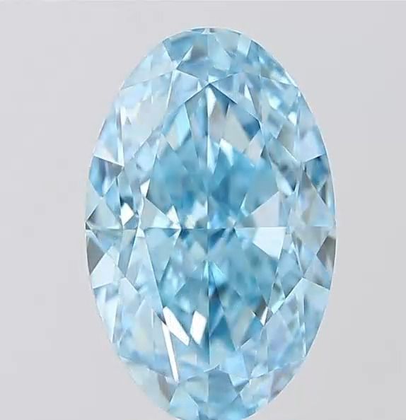 6.05 ct. oval Lab Grown Diamond front image