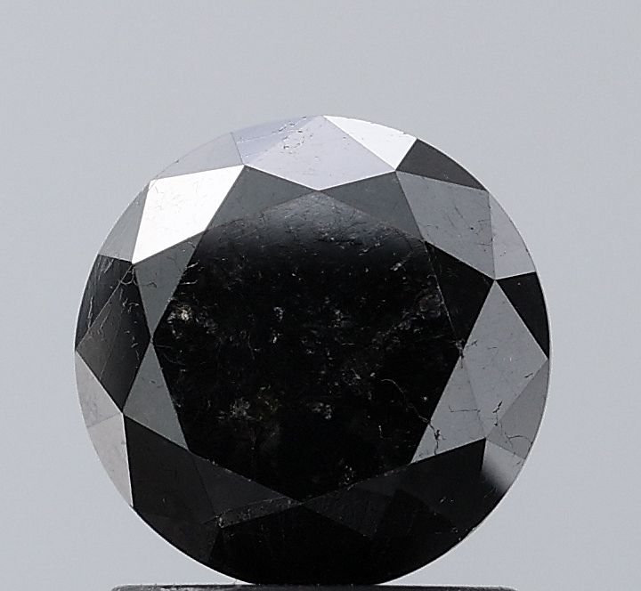 1.85 Carat Round Diamond Black VS1