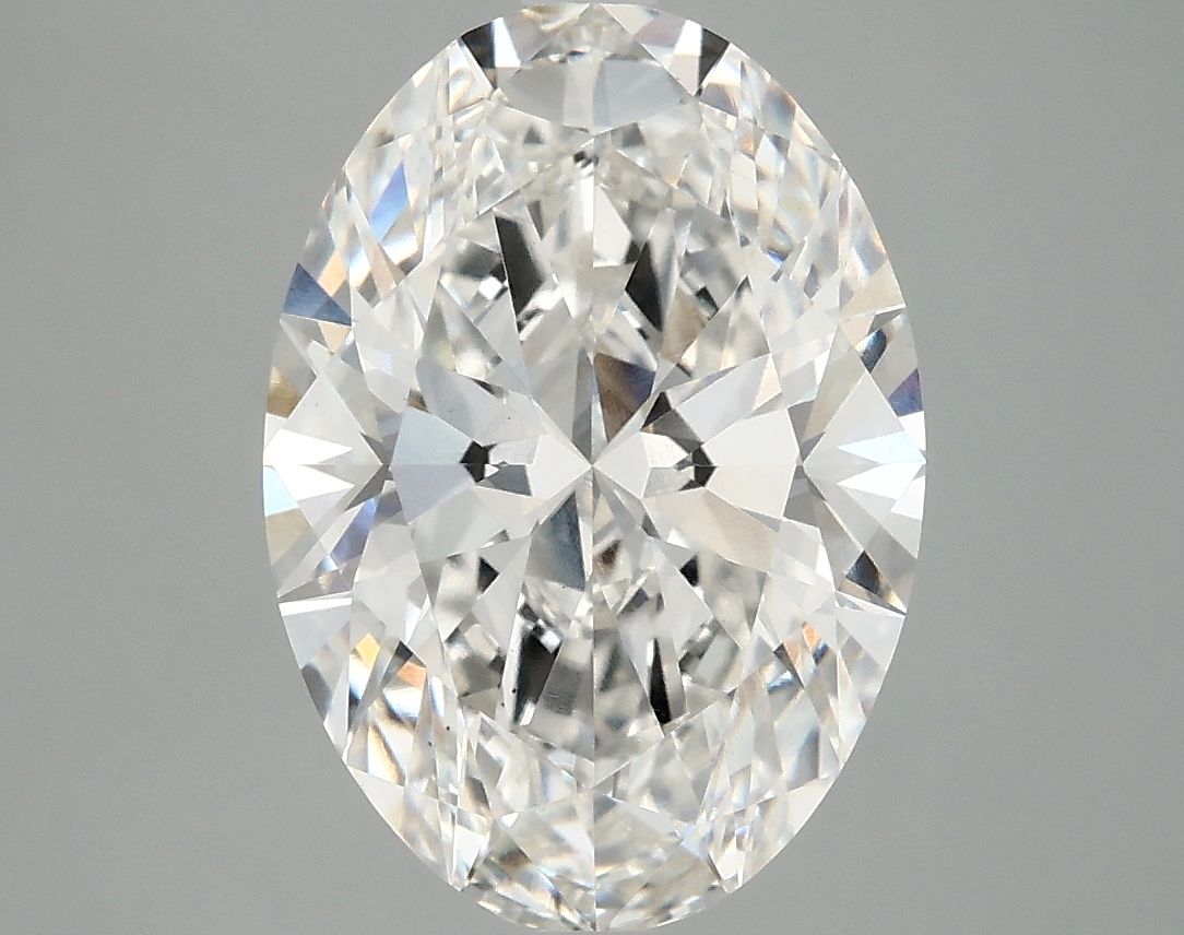 3.93 ct. oval Lab Grown Diamond front image