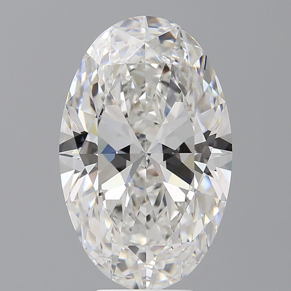 7.02 ct. oval Lab Grown Diamond front image