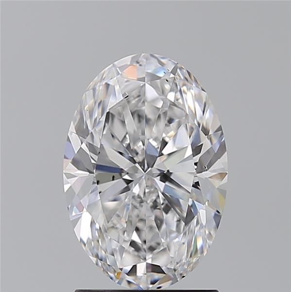 Diamant Ovale 1.90 ct - Couleur D - Pureté SI2