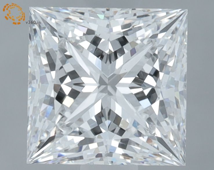 1.10 ct. princess Lab Grown Diamond front image