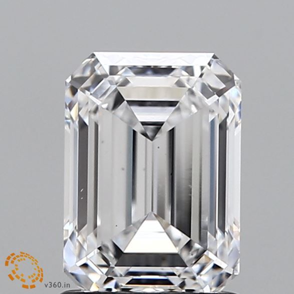 1.59 ct. emerald Lab Grown Diamond front image