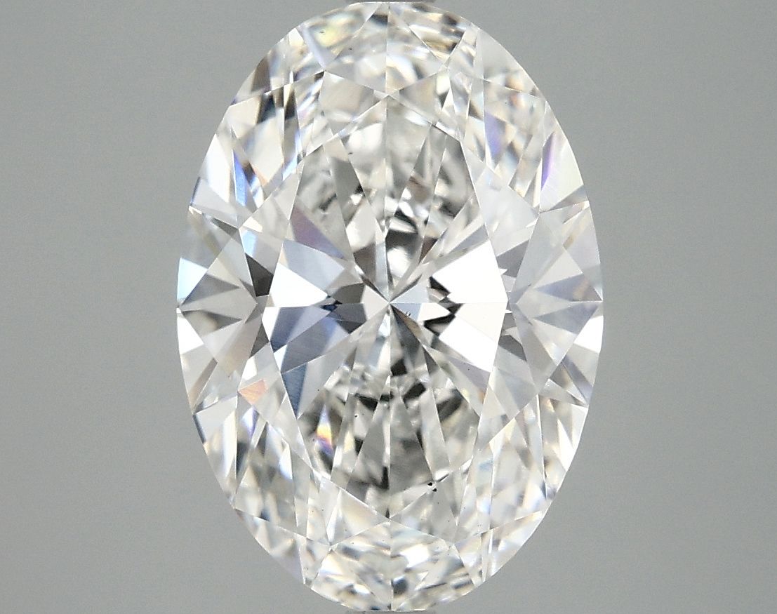 3.98 ct. oval Lab Grown Diamond front image